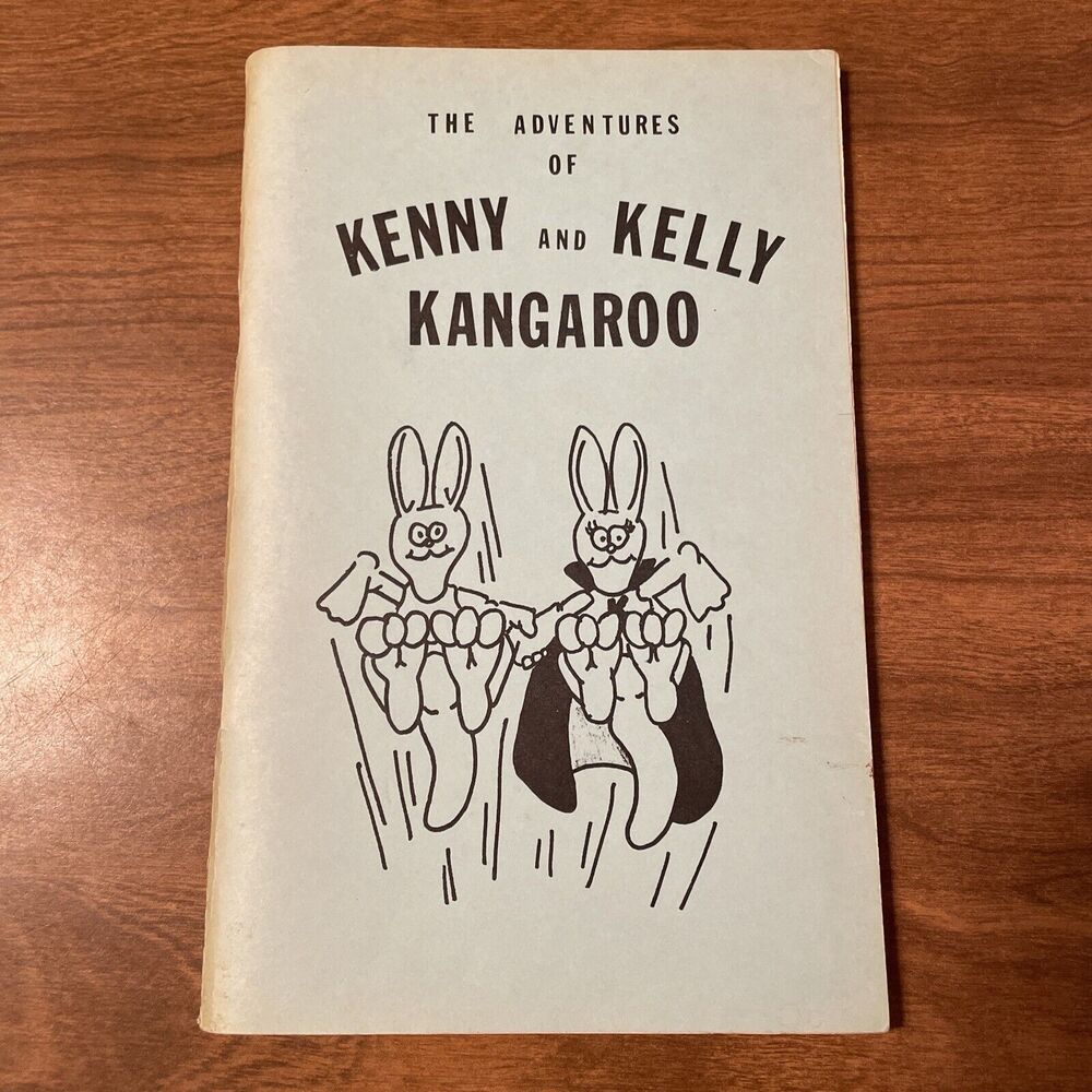 Vintage Self Published Childrens Book The Adventures Of Kenny And Kelly Kangaroo